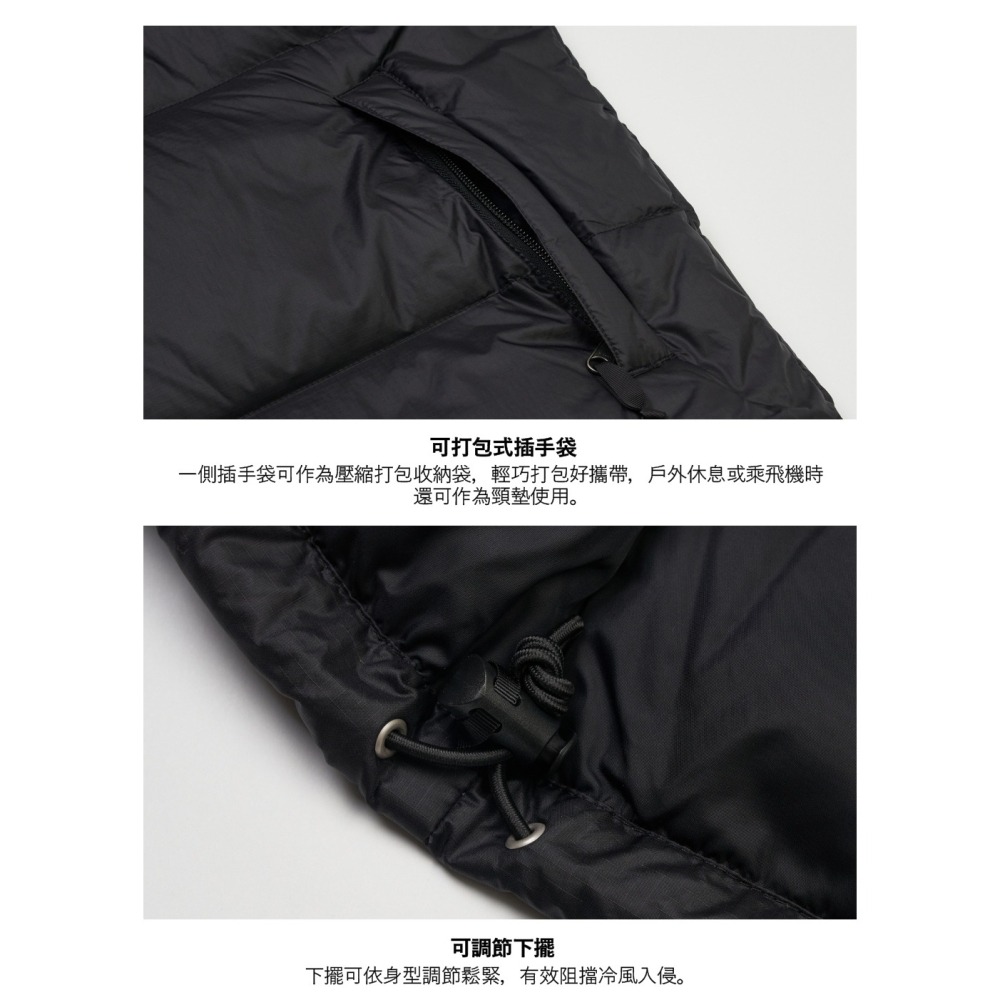 -滿3000免運-雙和專賣店【經典復刻】THE NORTH FACE1996 Nuptse羽絨背心/3JQQ/棕黑-細節圖9