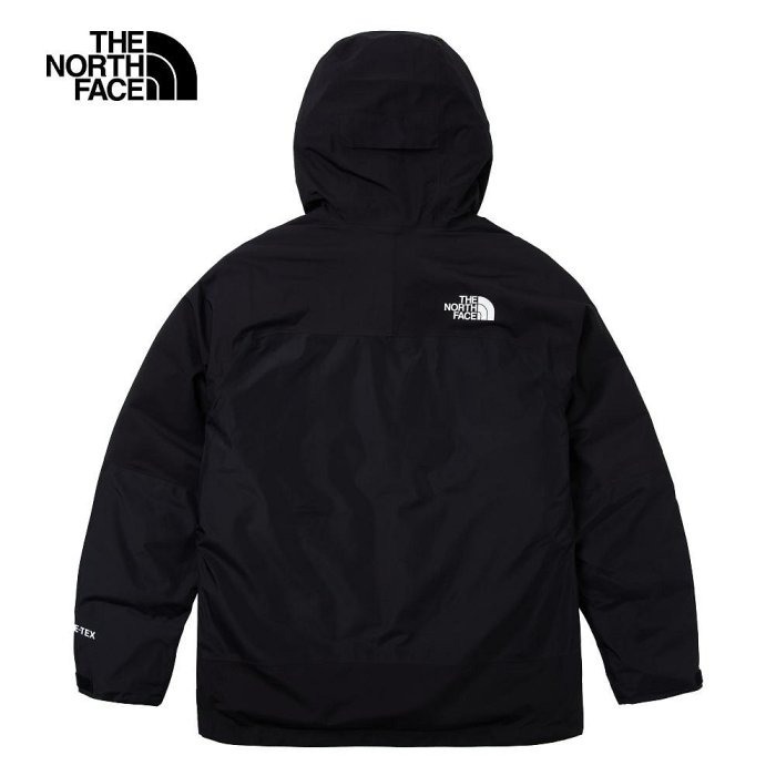 -滿3000免運-[雙和專賣店]THE NORTH FACE 男 Gore-Tex羽絨兩件式外套/83RR/黑-細節圖3