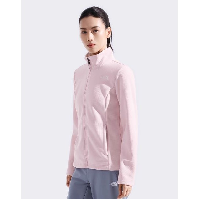 - 滿3000免運 -[雙和專賣店]THE NORTH FACE 女 GT刷毛兩件式外套/8DRJ/粉灰-細節圖5