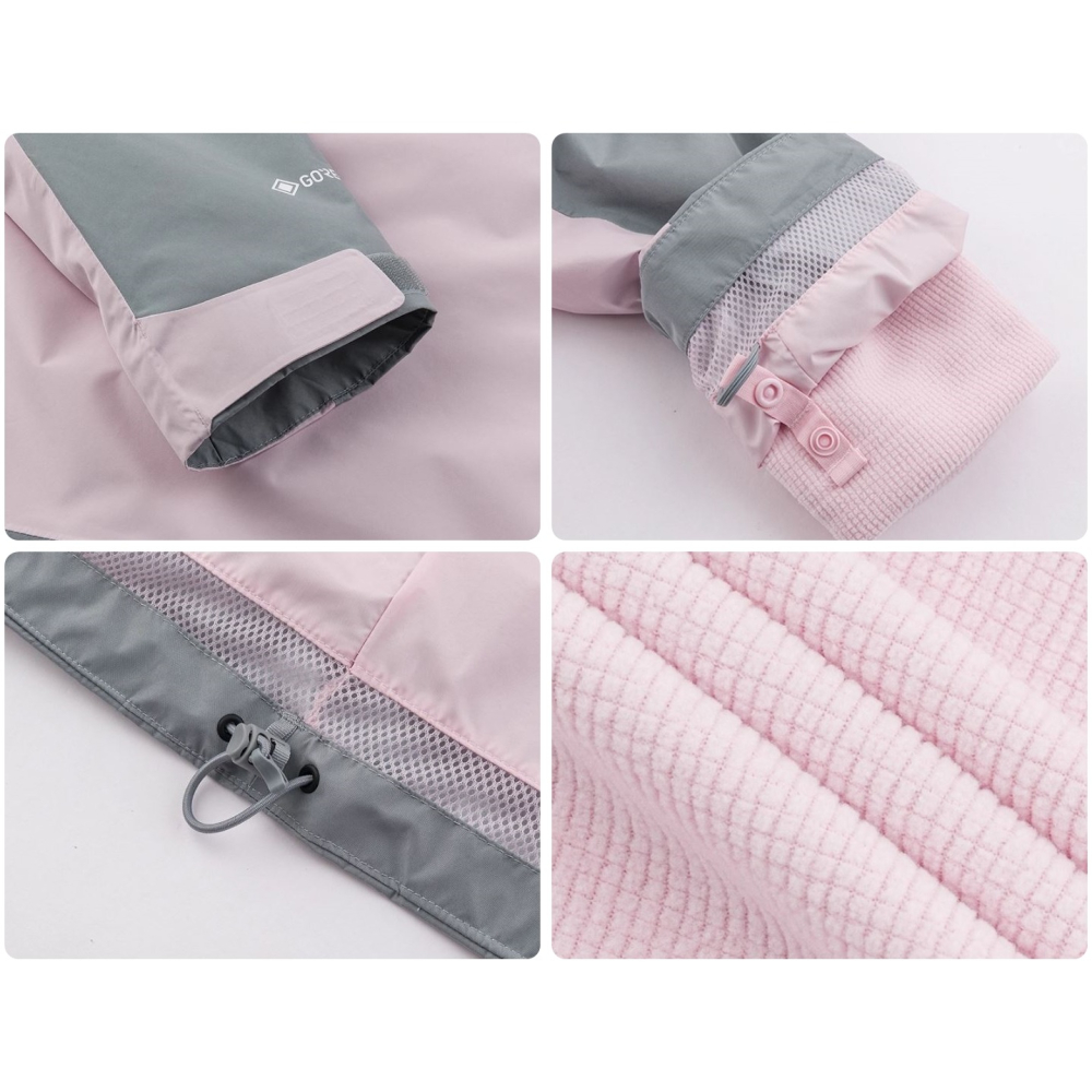 - 滿3000免運 -[雙和專賣店]THE NORTH FACE 女 GT刷毛兩件式外套/8DRJ/粉灰-細節圖10