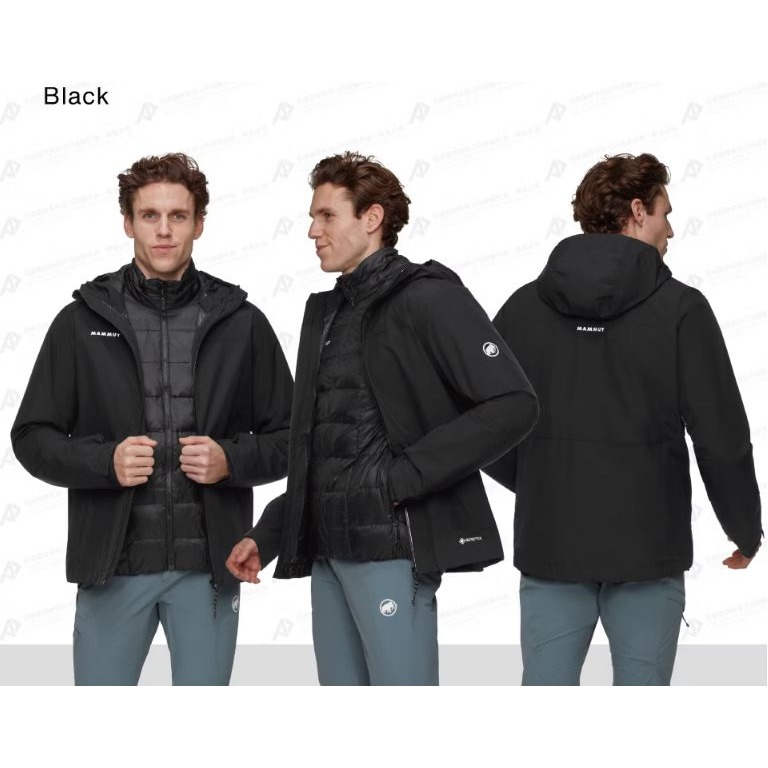 -滿3000免運-MAMMUT長毛象Treeline 3in1 AF 男 兩件式防水羽絨外套/101032190-細節圖3