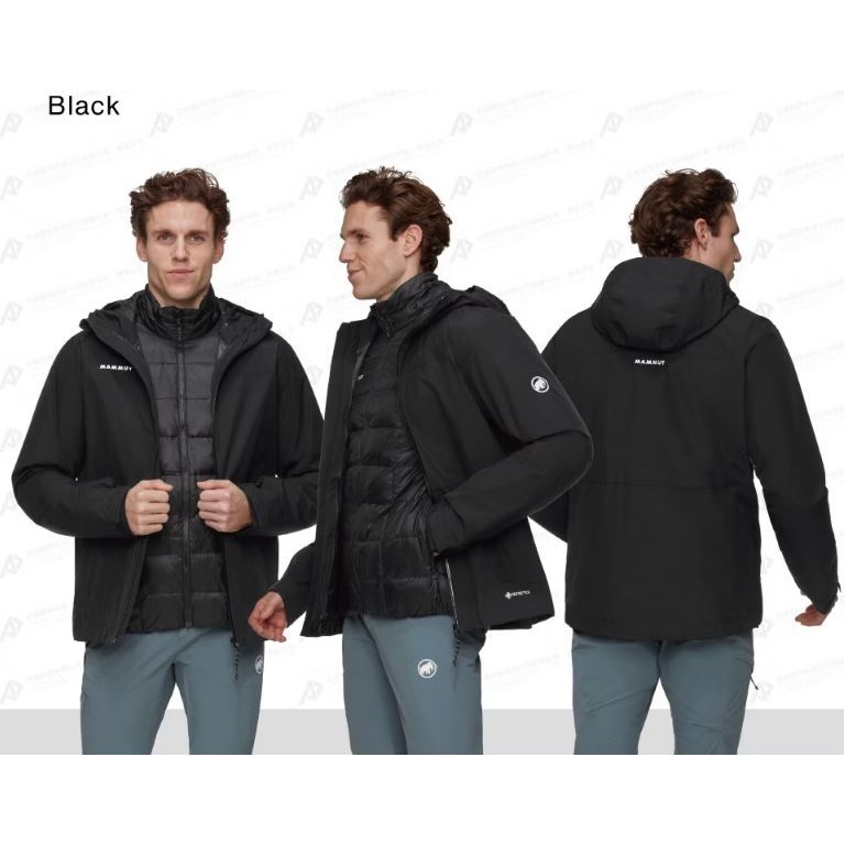 -滿3000免運-MAMMUT長毛象Treeline 3in1 AF 男 兩件式防水羽絨外套/101032190-細節圖3