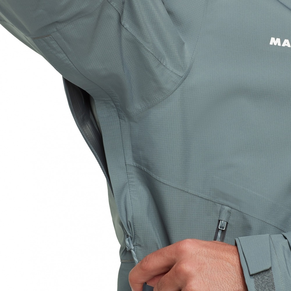 MAMMUT長毛象Alto Light 3 in 1 HS Hooded 男超輕量防水兩件式化纖外套/101030860-細節圖9