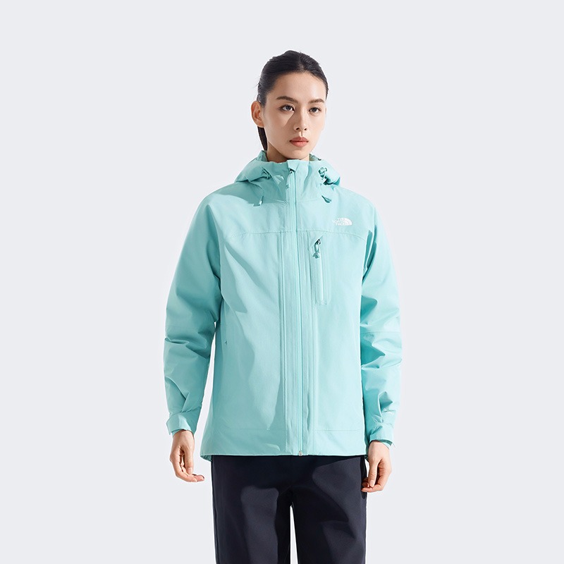 THE NORTH FACE 女 DV羽絨兩件式外套/8ED1/藍-細節圖2