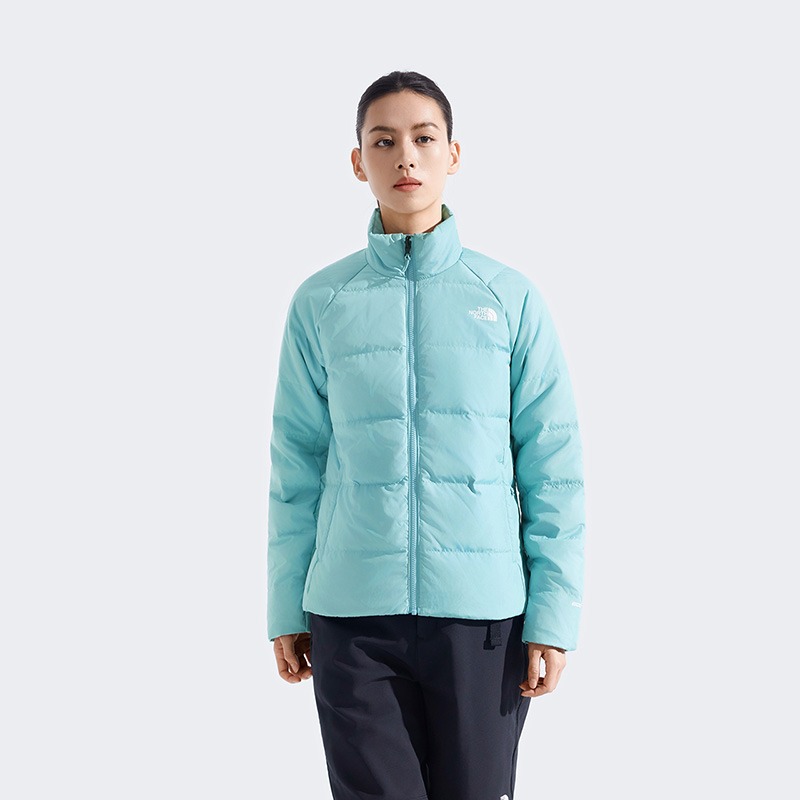 THE NORTH FACE 女 DV羽絨兩件式外套/8ED1/藍-細節圖5