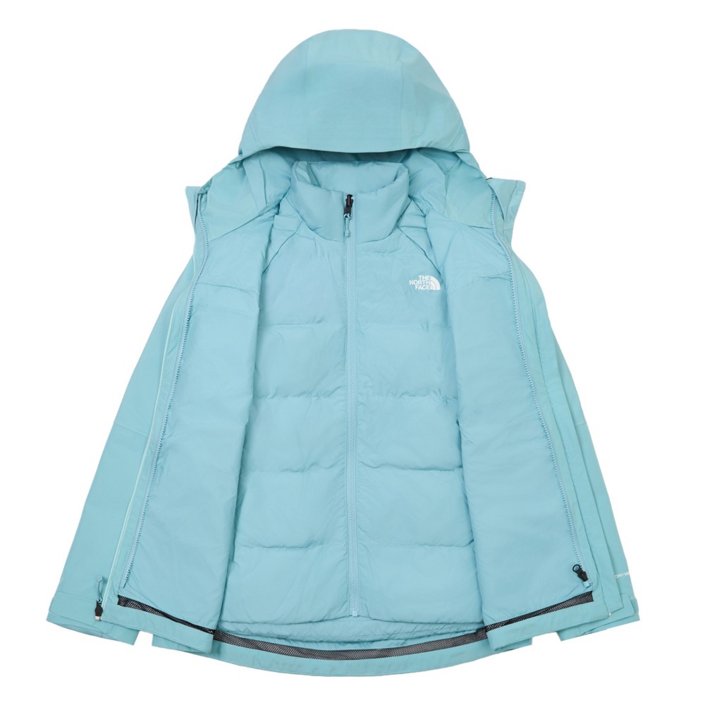 THE NORTH FACE 女 DV羽絨兩件式外套/8ED1/藍-細節圖6