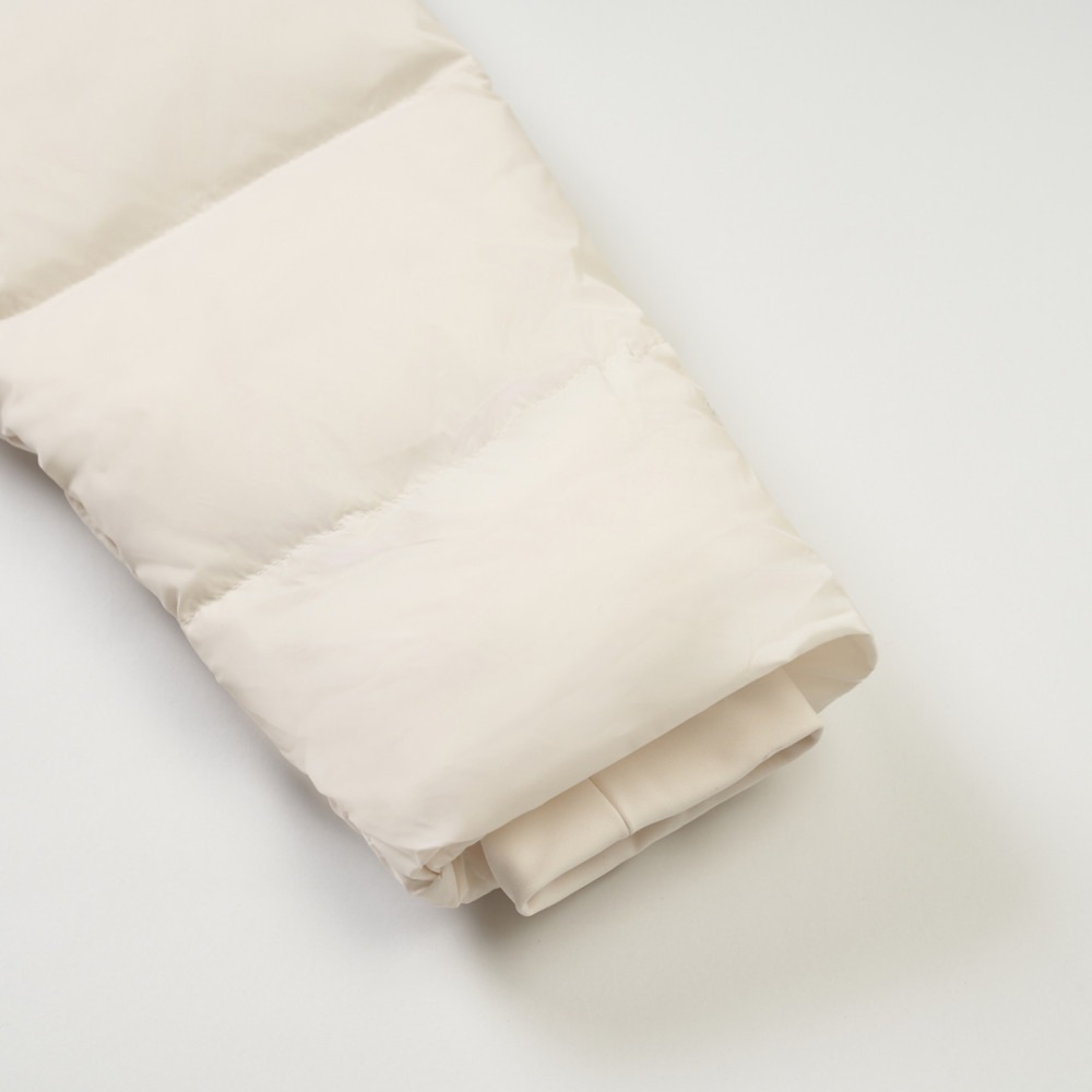 -滿3000免運-[雙和專賣店]THE NORTH FACE 女 600fill兜帽羽絨外套/8ENC/沙丘白-細節圖6