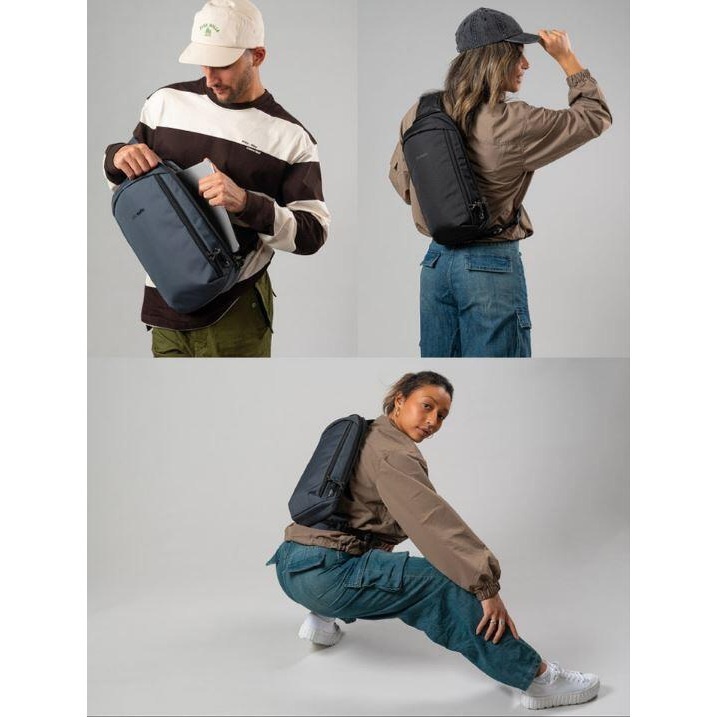 [雙和專賣店]Pacsafe® V Tech 防盜斜背包 胸背包 10L/60221130/黑-細節圖8