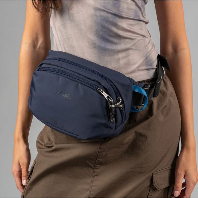 [雙和專賣店] Pacsafe® V 防盜探險胸腰包 4L/60141658/藍-細節圖3