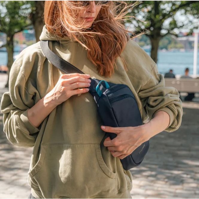 [雙和專賣店]Pacsafe® V Action 防盜側背包 胸背包 2.5L/60161658/藍-細節圖2