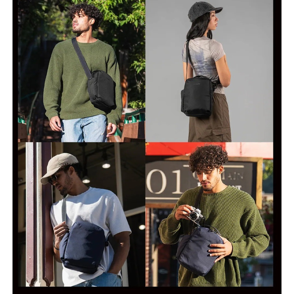 [雙和專賣店]Pacsafe® V 防盜旅行斜背包 7L/61110130/黑-細節圖5
