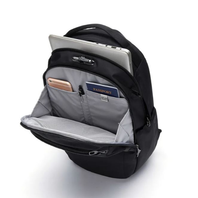 [雙和專賣店]Pacsafe® V 防盜旅行後背包 26L/61125130/黑-細節圖5