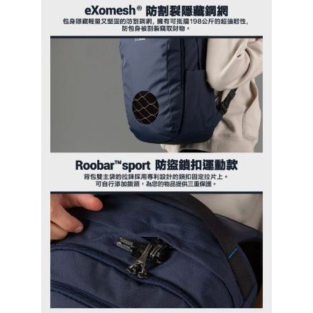 [雙和專賣店]Pacsafe® V 防盜旅行後背包 26L/61125130/黑-細節圖8