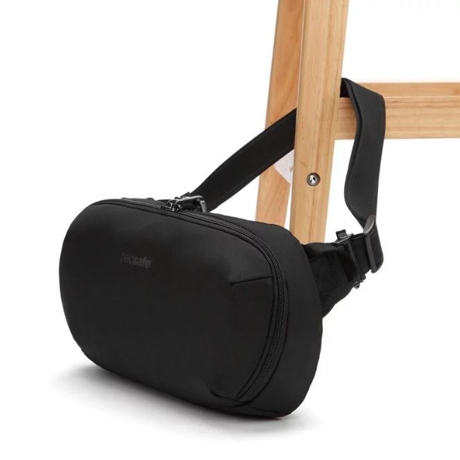 [雙和專賣店]Pacsafe® V 防盜 城市 斜肩包 5L/30615100/黑-細節圖4