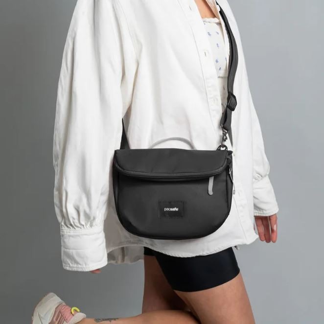 [雙和專賣店]Pacsafe Go 隨行防盜可擴充斜背包 4.5L/35140130/黑-細節圖2