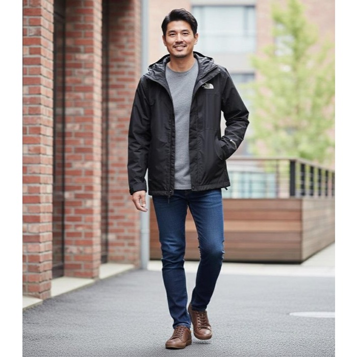 [雙和專賣店]The North Face 男 GT 防水外套/可套接/8F1C/黑-細節圖2