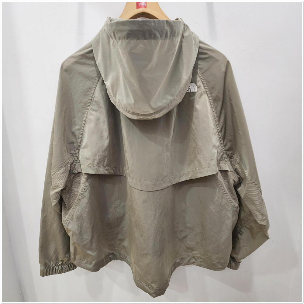[雙和專賣店] THE NORTH FACE 女 防曬涼感連帽外套/8FZT/沙丘白-細節圖6