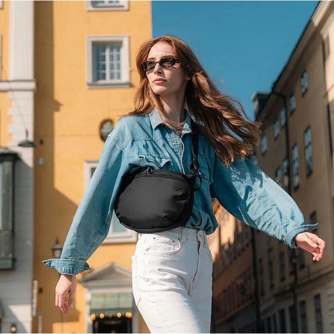 [雙和專賣店]Pacsafe® V 防盜 城市 斜肩包 5L/30615658/海洋藍-細節圖4