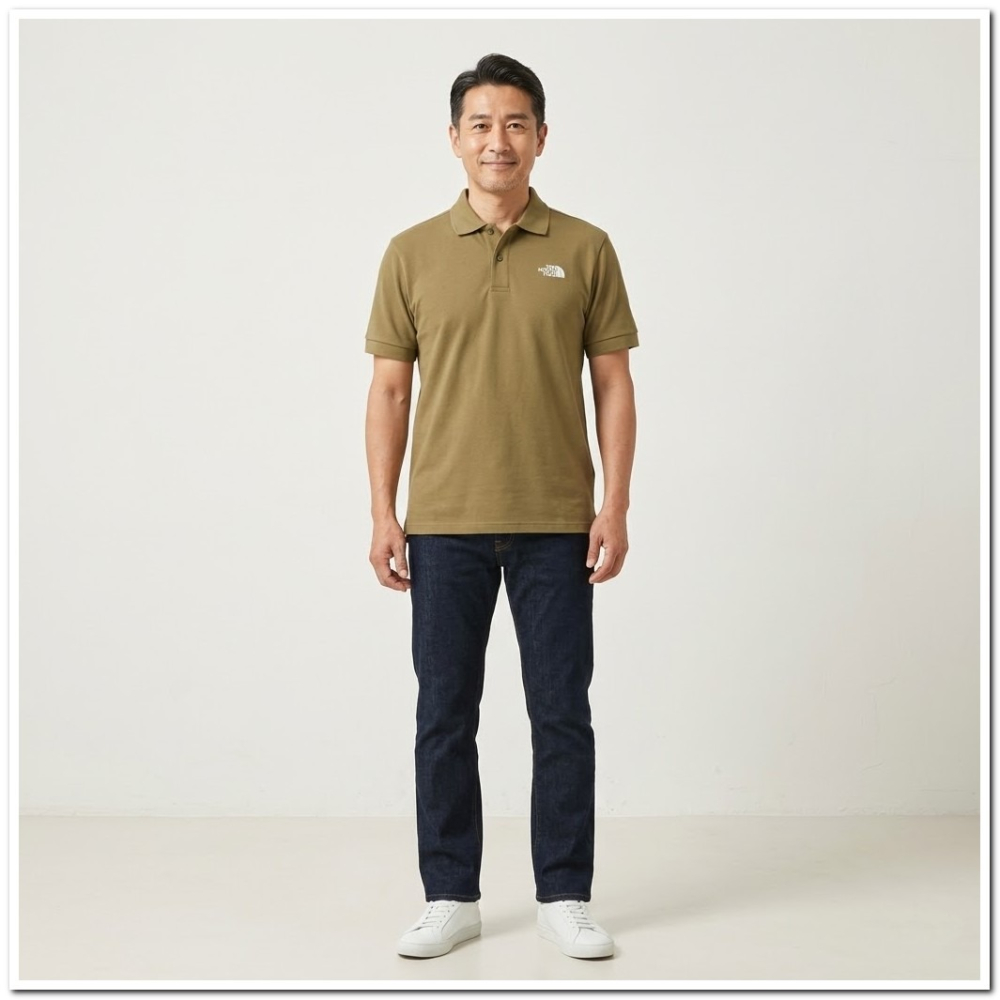 [雙和專賣店]The North Face 男 短袖POLO衫/8FZV/橄綠-細節圖2
