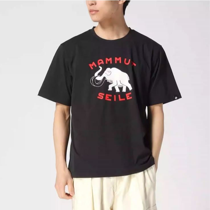 MAMMUT Seile T-Shirt AF 中性款吸濕排汗短袖T恤/101707680/黑-細節圖2