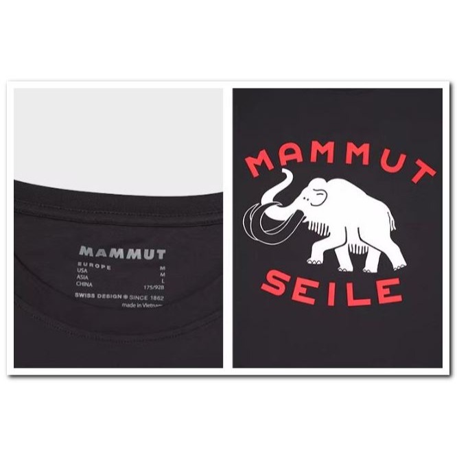 MAMMUT Seile T-Shirt AF 中性款吸濕排汗短袖T恤/101707680/沼澤綠-細節圖4