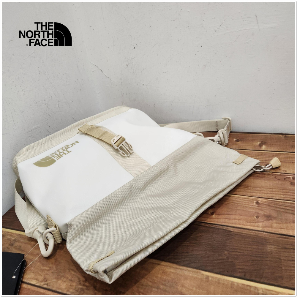 [雙和專賣店] THE NORTH FACE BC輕便隨身斜背包/8BK6/白卡其-細節圖4