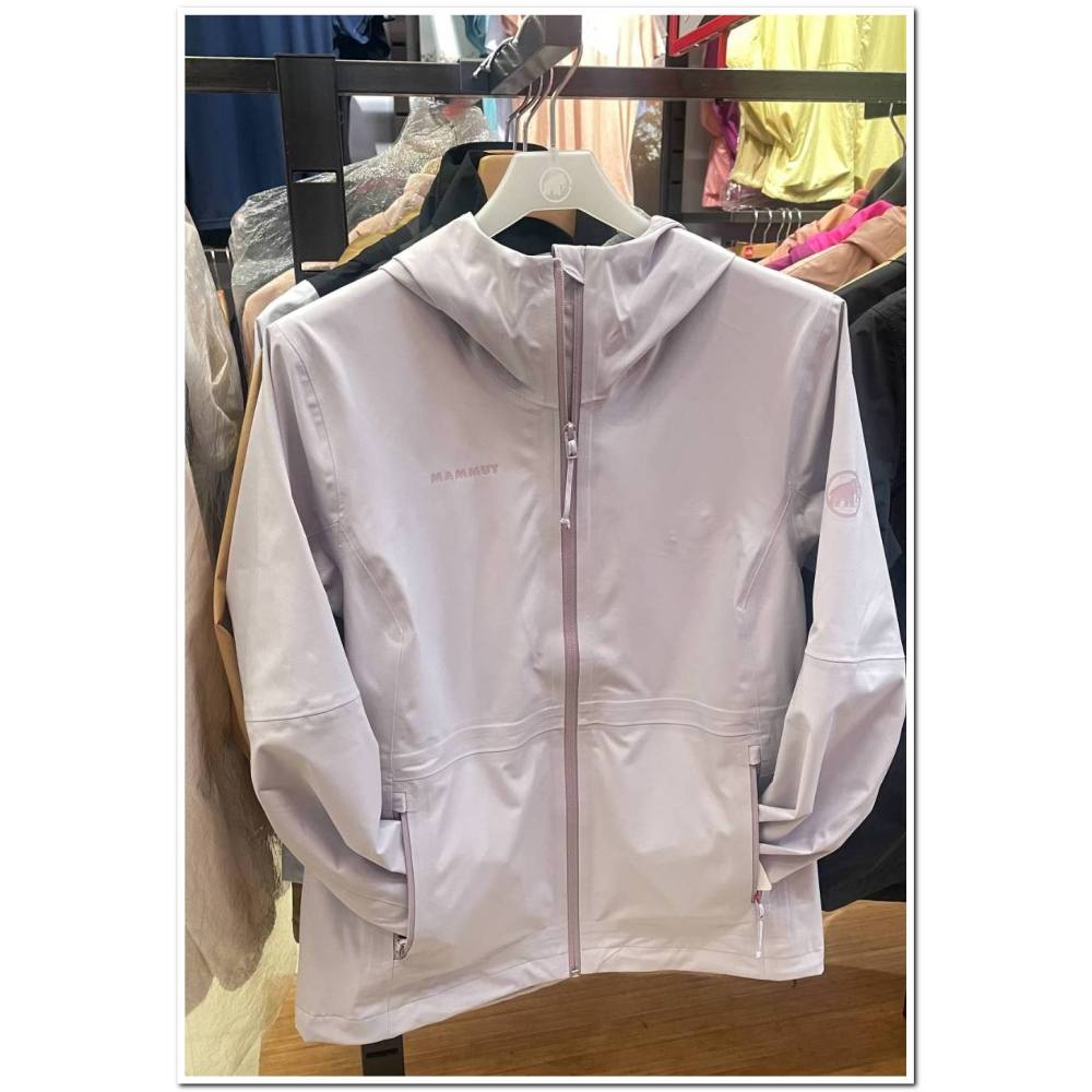 MAMMUT Linard Guide HS Hooded Jacket AF 女輕量防水防風連帽外套/10103094-細節圖3