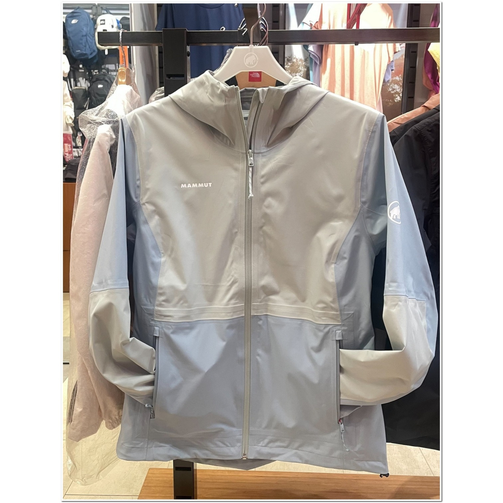 MAMMUT Linard Guide HS Hooded Jacket AF 女輕量防水防風連帽外套/10103094-細節圖3