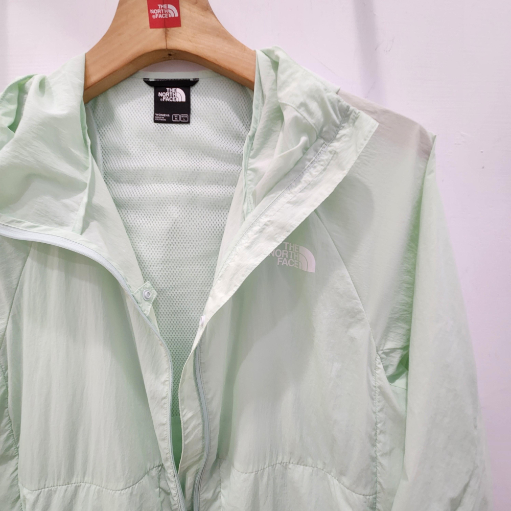 [雙和專賣店] THE NORTH FACE 女 防曬防潑水防風外套/8BWD/淺綠-細節圖3