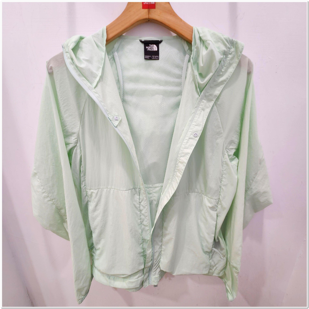 [雙和專賣店] THE NORTH FACE 女 防曬防潑水防風外套/8BWD/淺綠-細節圖6