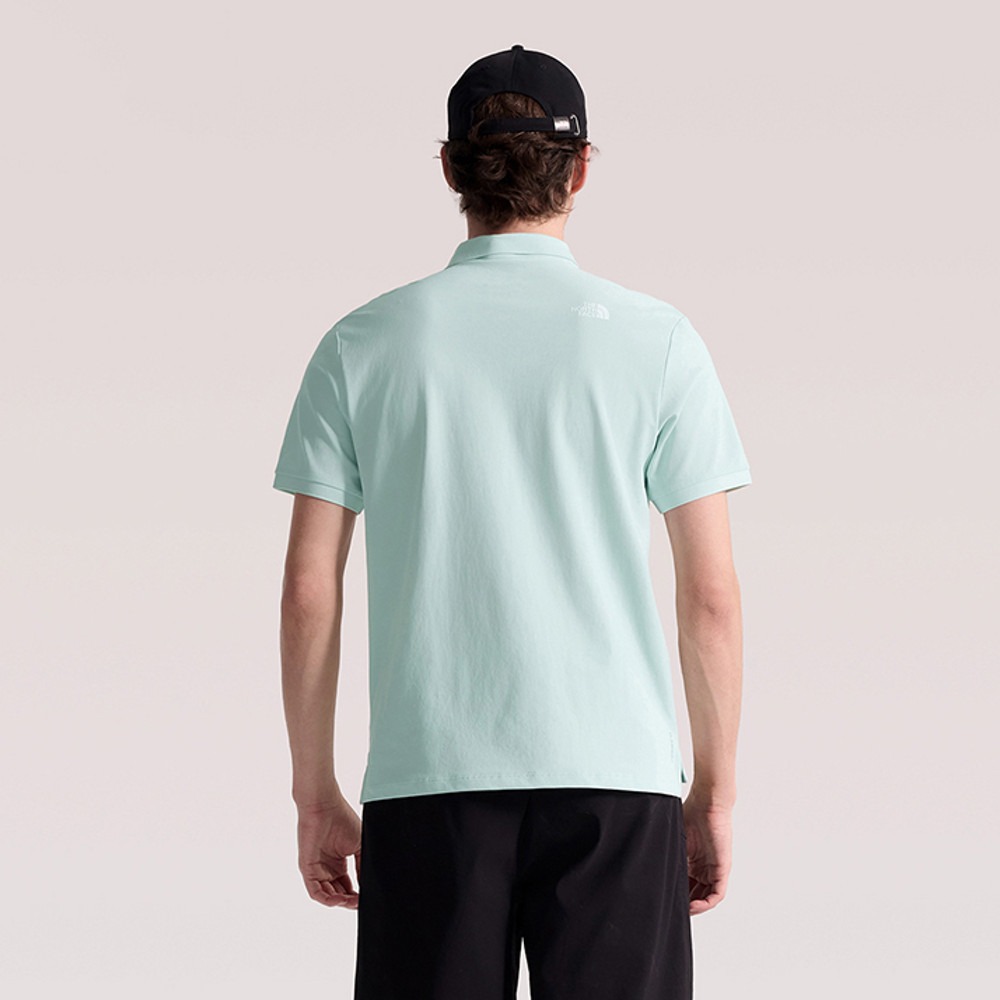 [雙和專賣店] THE NORTH FACE 男 短袖防曬POLO衫/87W2/淺綠-細節圖3