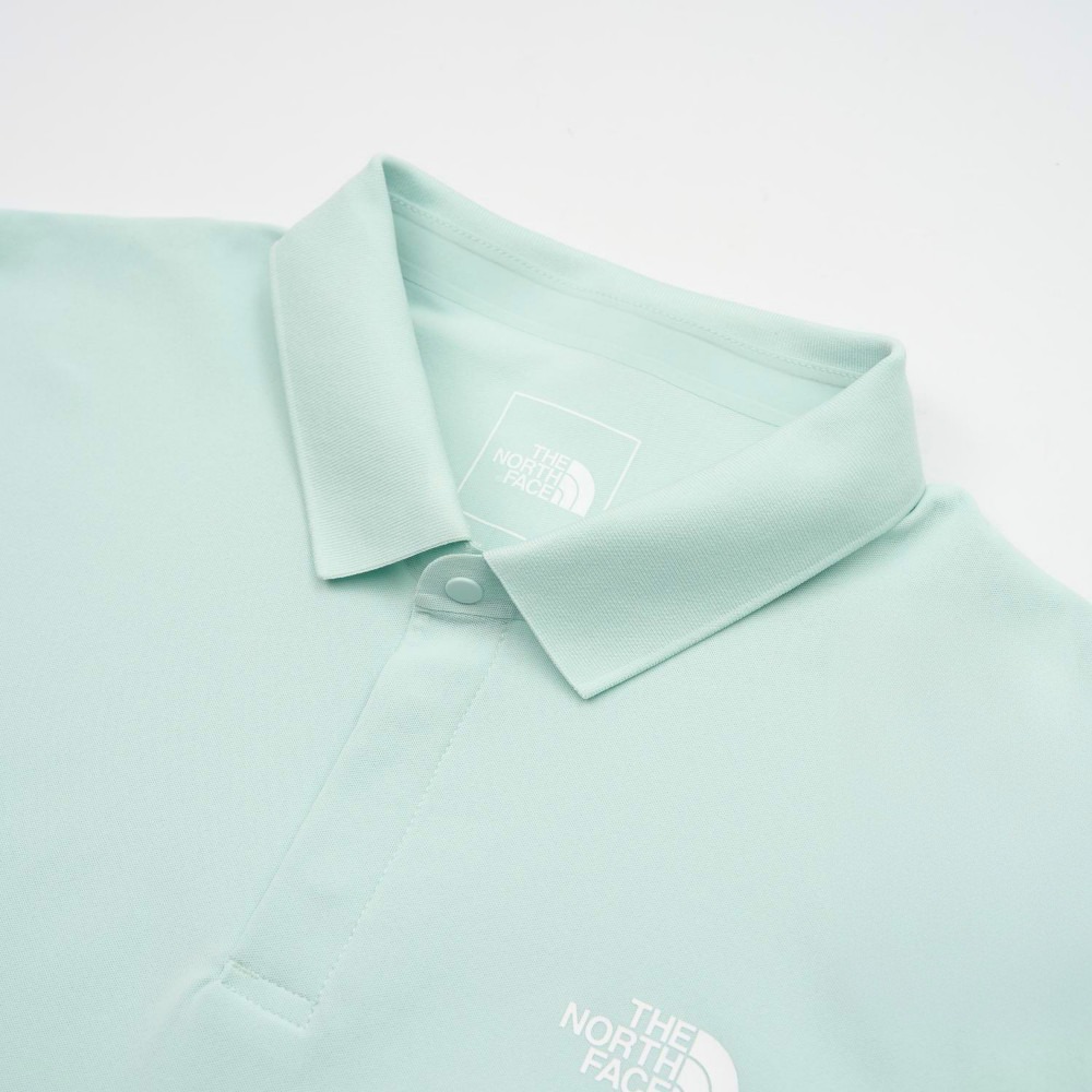 [雙和專賣店] THE NORTH FACE 男 短袖防曬POLO衫/87W2/淺綠-細節圖9