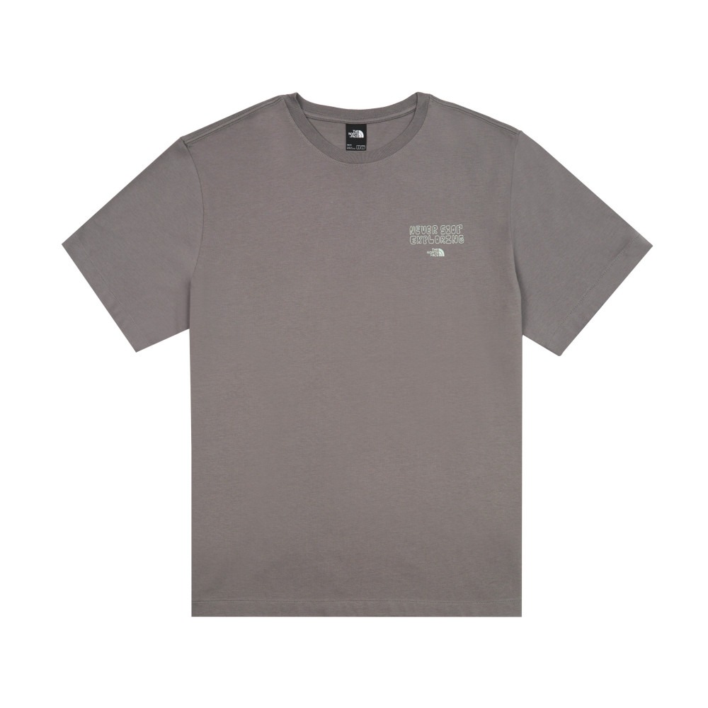 [雙和專賣店]The North Face 男 趣味印花短袖T恤/8GW0/煙燻灰-細節圖5