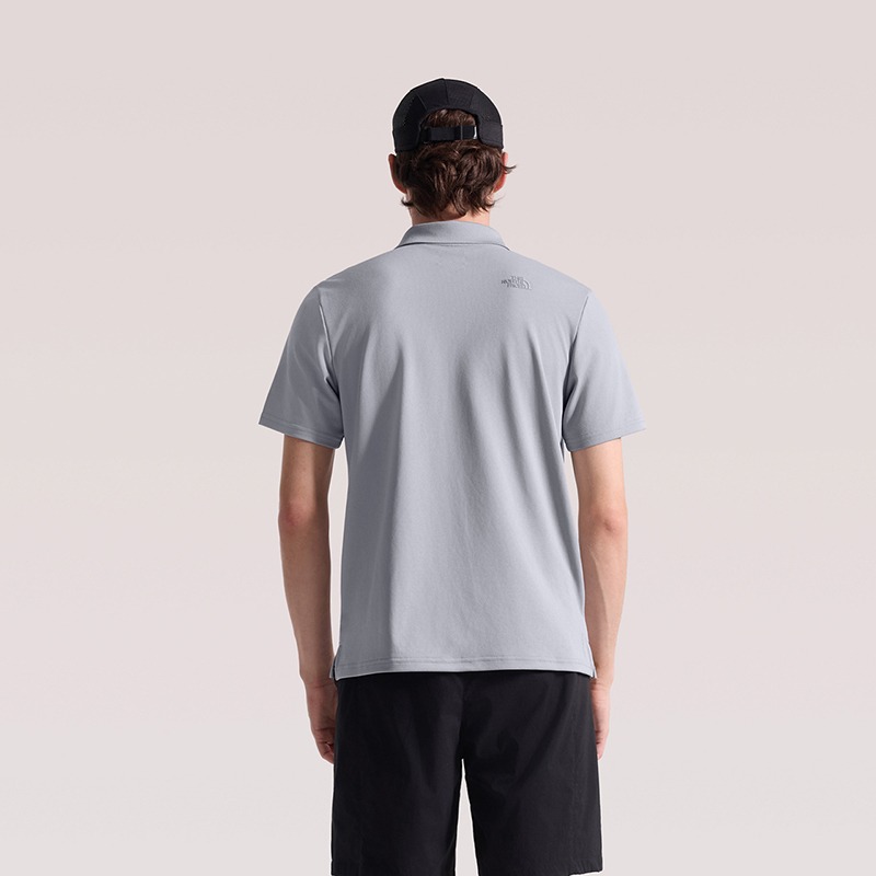 [雙和專賣店] THE NORTH FACE 男 短袖防曬POLO衫/7WD2/灰-細節圖2