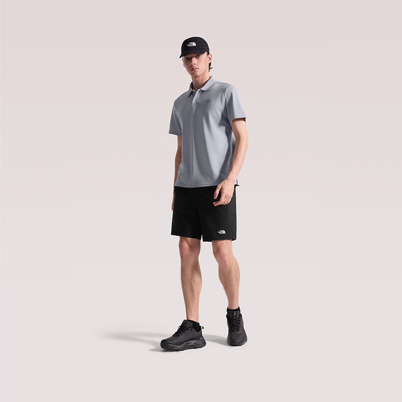 [雙和專賣店] THE NORTH FACE 男 短袖防曬POLO衫/7WD2/灰-細節圖3