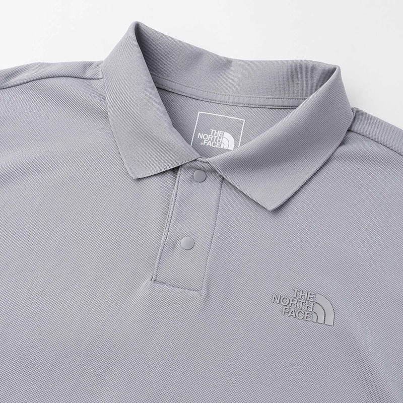 [雙和專賣店] THE NORTH FACE 男 短袖防曬POLO衫/7WD2/灰-細節圖4