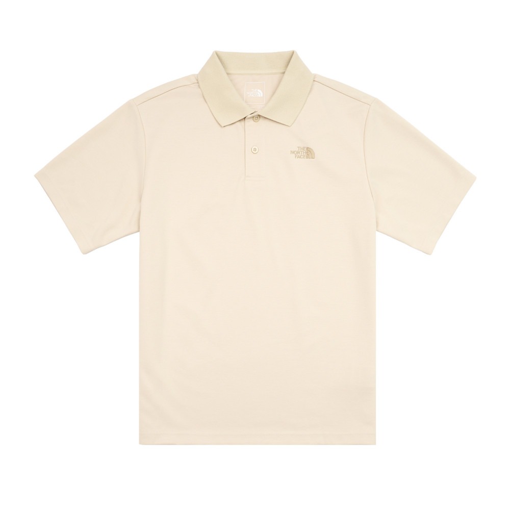 [雙和專賣店]THE NORTH FACE 男 速乾短袖POLO衫/8GUC/沙白-細節圖3