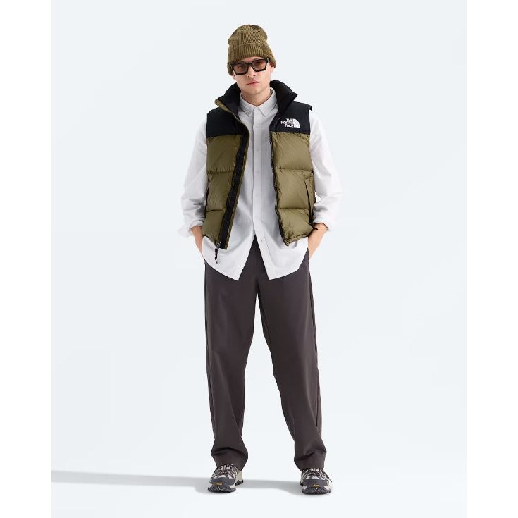 雙和專賣店【經典復刻】THE NORTH FACE1996 Nuptse羽絨背心/8KYD/綠黑-細節圖4