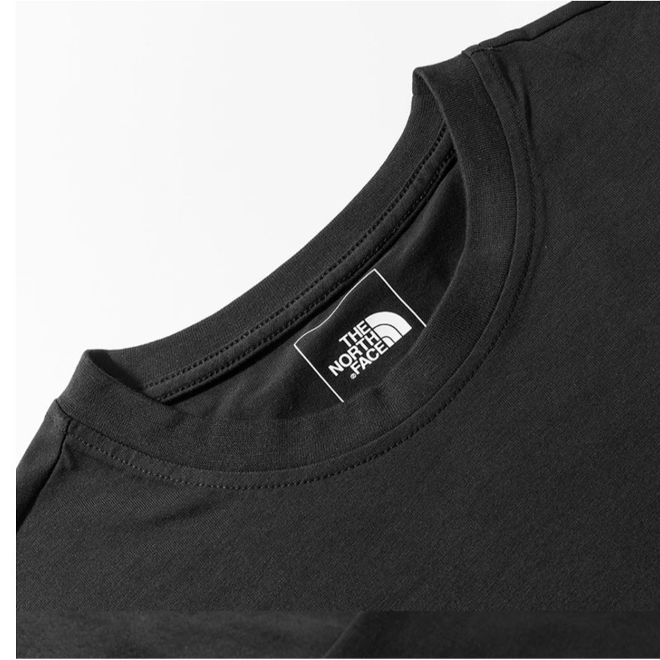 (男)【THE NORTH FACE】吸濕排汗圓領休閒長袖上衣-黑色 NF0A7QVDJK3-細節圖3