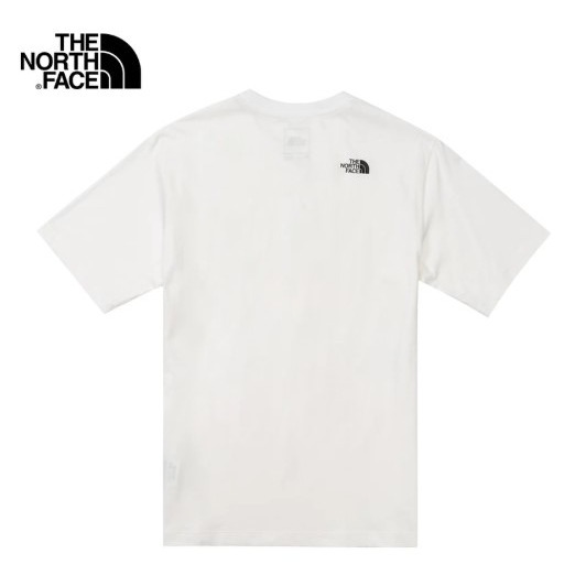 (男)【THE NORTH FACE】大尺寸LOGO印花圓領短袖T恤-白色 NF0A7WCIFN4-細節圖5