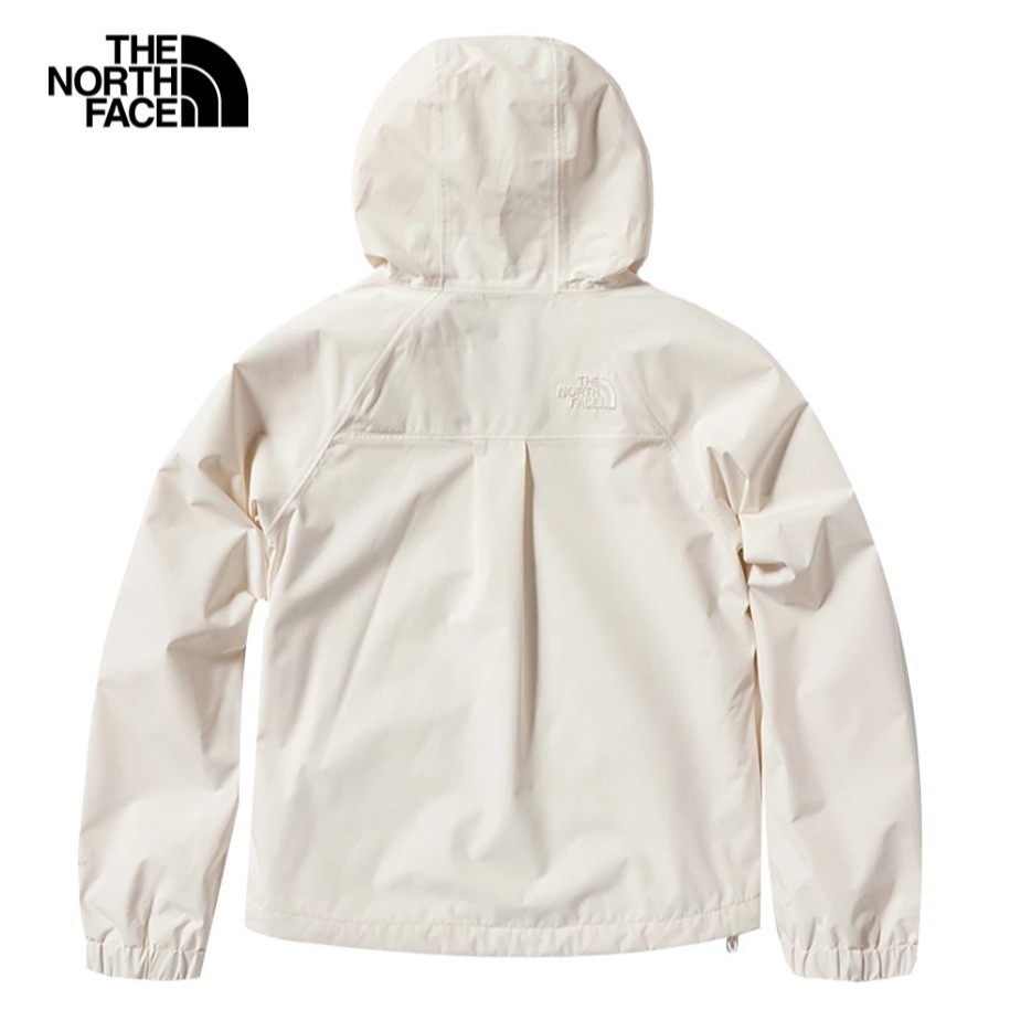 (女)【THE NORTH FACE】防水透氣寬鬆連帽衝鋒衣-黑色/白色 NF0A81NXJK3/NF0A81NXN3N-細節圖3