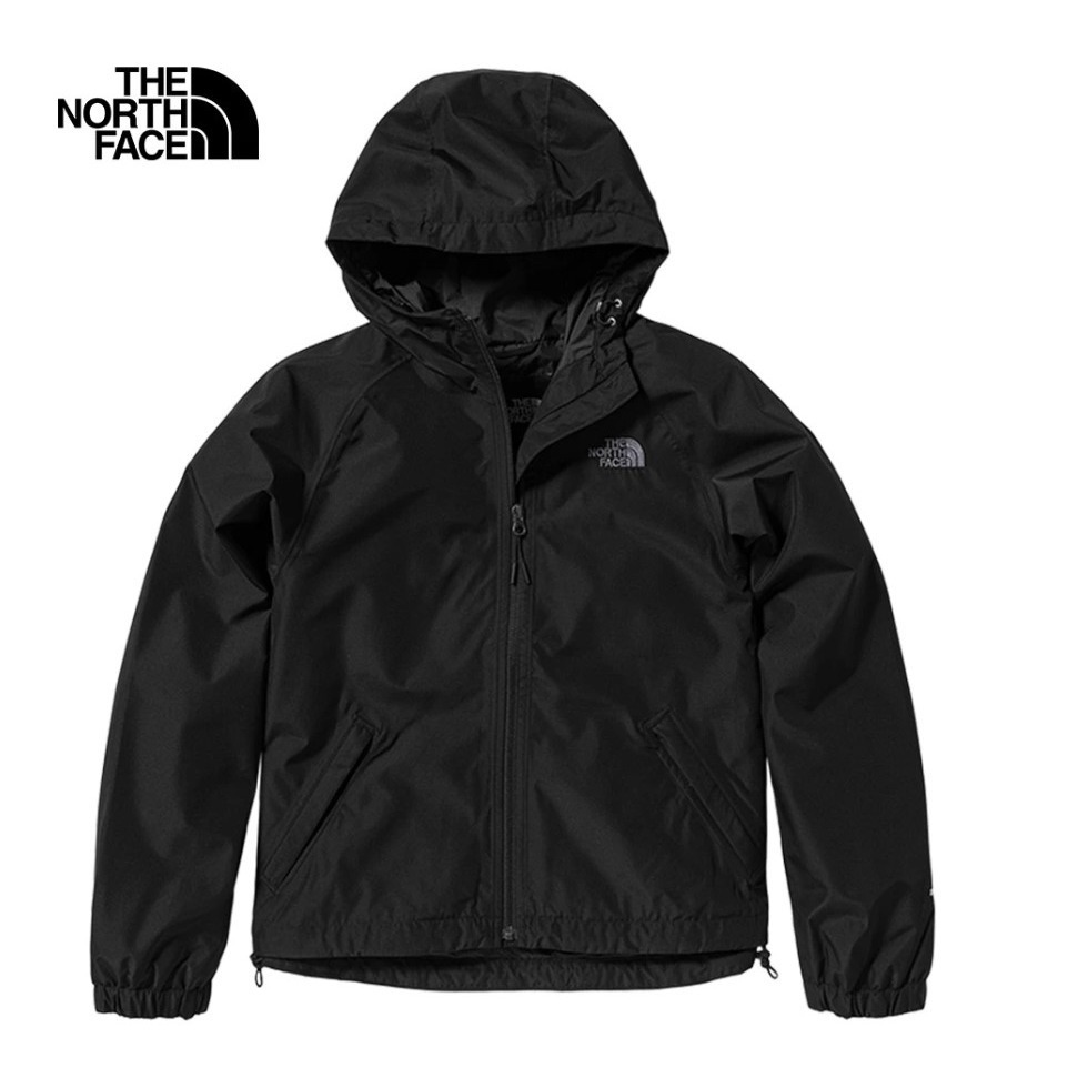 (女)【THE NORTH FACE】防水透氣寬鬆連帽衝鋒衣-黑色/白色 NF0A81NXJK3/NF0A81NXN3N-細節圖5