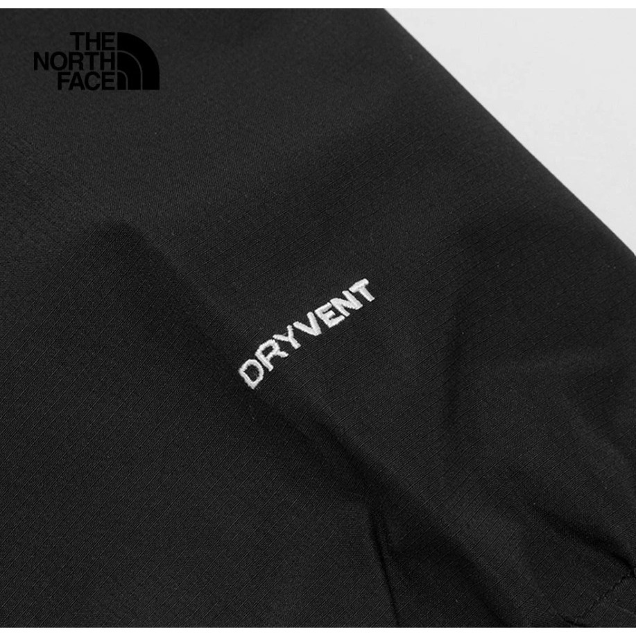 (女)【THE NORTH FACE】防水透氣寬鬆連帽衝鋒衣-黑色/白色 NF0A81NXJK3/NF0A81NXN3N-細節圖7