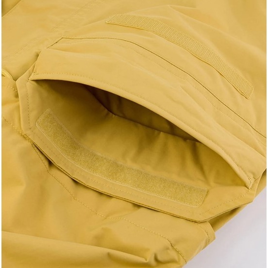 (女)【THE NORTH FACE】防水透氣長版連帽衝鋒衣-土黃色 NF0A7QVYWXG-細節圖4