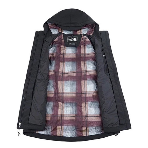 *過季出清*(女)【THE NORTH FACE】防水透氣衝鋒衣(剩2XL)-黑棕 NF0A3V3WJK3-細節圖2