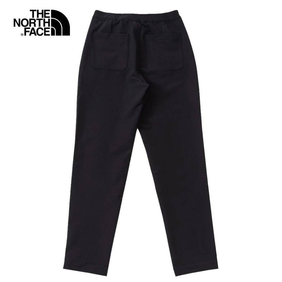 (女)【THE NORTH FACE】防風防潑水戶外休閒長褲-黑色 NF0A7QSPJK3-細節圖3
