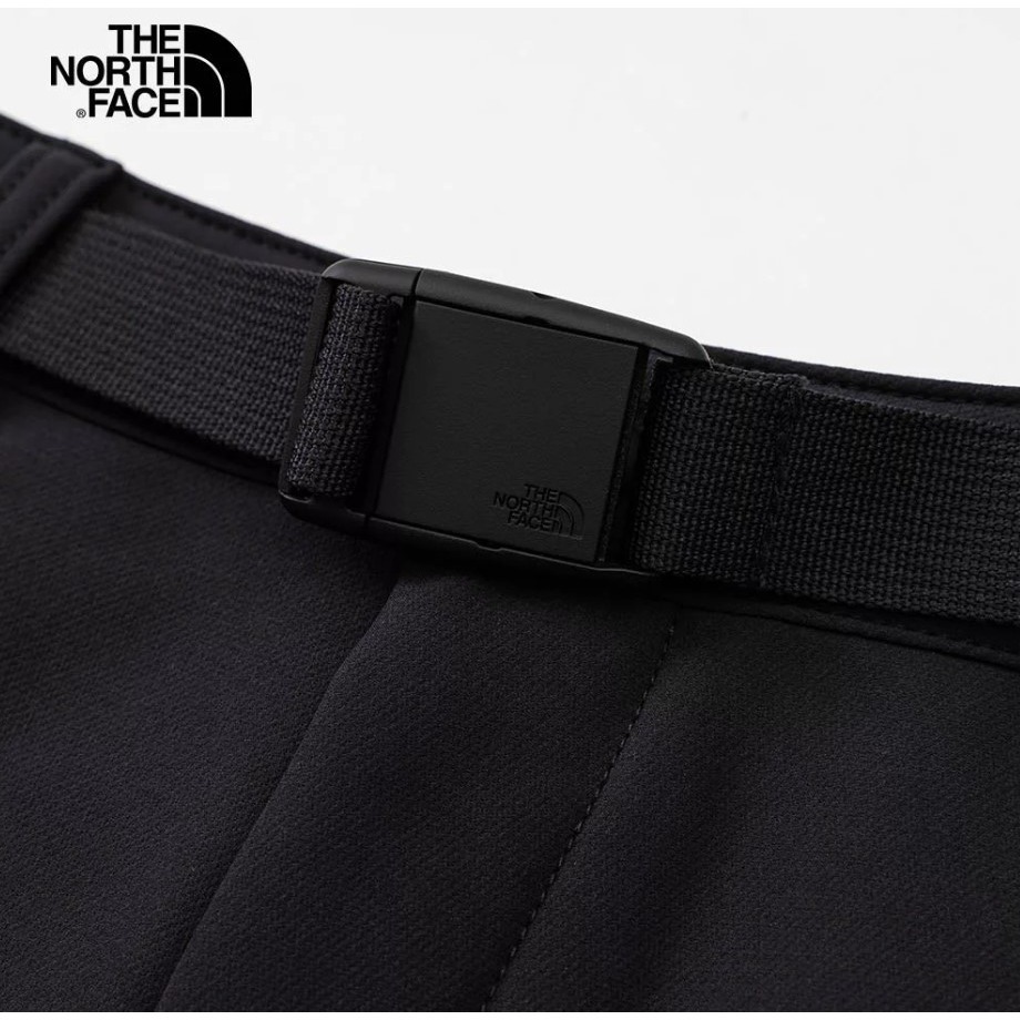 (女)【THE NORTH FACE】防風防潑水戶外休閒長褲-黑色 NF0A7QSPJK3-細節圖6