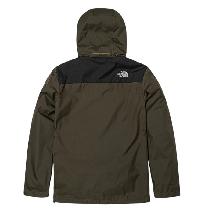 (男)【THE NORTH FACE】男防水單件式保暖連帽外套-礦黃/橄綠-細節圖4