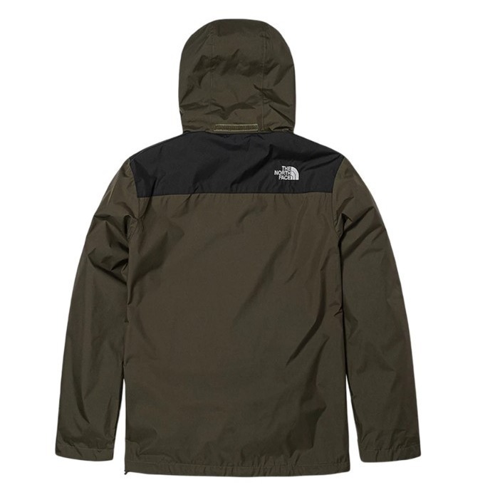 (男)【THE NORTH FACE】男防水單件式保暖連帽外套-礦黃/橄綠-細節圖4