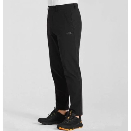 【THE NORTH FACE】防潑水休閒長褲 戶外健行登山褲 亞規-黑 NF0A5AXWJK3-細節圖3